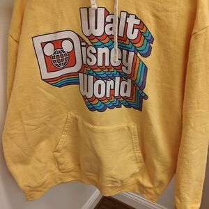 Disney Cream Hoodie with Logo